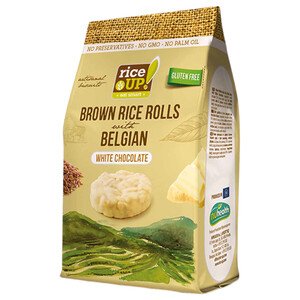 Rice Up! Brown Rice Rolls White Chocolate 50G
