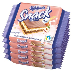 Manner Snack Milk Hazelnut 25G X5