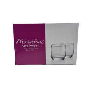 Diamond Marvelous Aqua Tumblers 6Pcs 325Ml