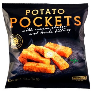 Wernsing Potato Pockets With Cream Cheese And Herbs Filling 600G