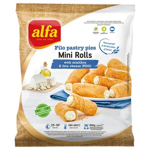 Alfa Mini Rolls Feta Cheese 800G