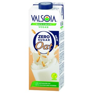 Valsoia Oat Drink Zero Sugar 1L