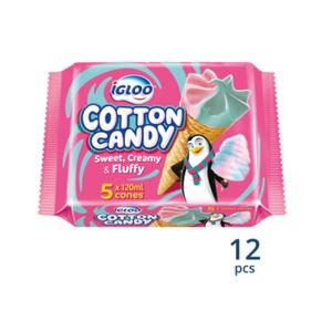 Igloo Cotton Candy Cone 120Ml X12