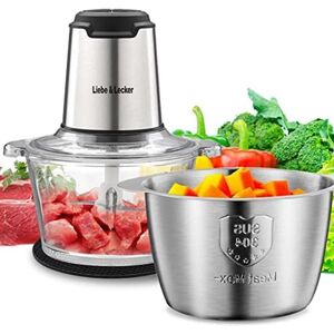 Impex Electric Food Chopper Fc3222, 2 In 1, 400 Watts, 3L, Silver