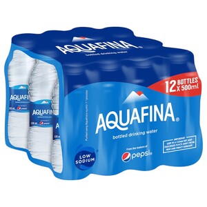 Aquafina Pure Drinking Water 500Ml X12
