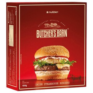 Butcher’S Barn Irish Steakhouse Burgers 454G