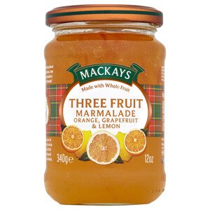 Mackays Three Fruit Marmalade 340G