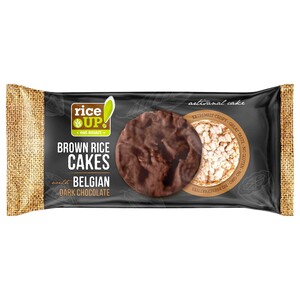 Rice Up! Brown Rice Cakes Dark Chocolate 90G