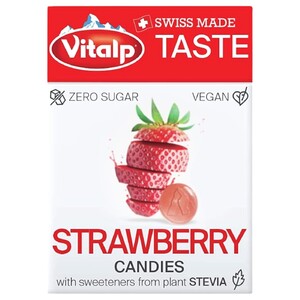 Vitalp Candies Strawberry Sugar Free 25G