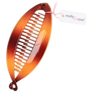 Molly & Rose Brown Banana Clip