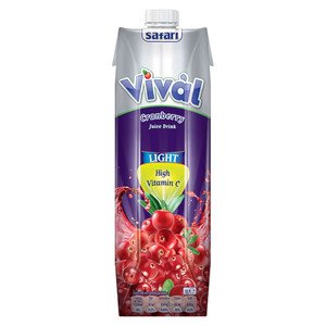 Safari Vival Juice Cranberry Vitamin C Light 250Ml