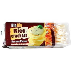 Bin Bin Rice Crackers Sesame 100G