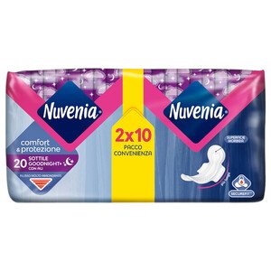 Nuvenia Duo Sottile Goodnight Con Ali 20 Pads