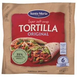 Santa Maria Tortilla Wrap Original Large 371G