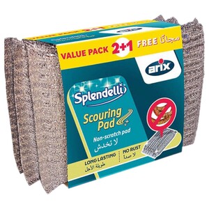 Arix Splendelli Silver Scouring Pad 3 Pieces