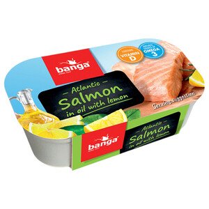 Banga Salmon In Oil With Lemon 120G