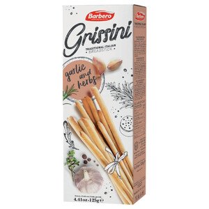 Barbero Grissini Garlic And Herbs 125G