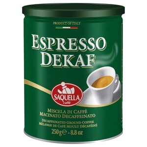 Saquella Caffè Espresso Dekaf 250G