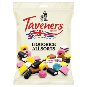 Taveners Liquorice Allsorts 165G