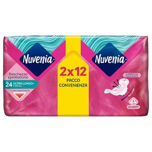 Nuvenia Duo Ultra Lungo Con Ali 24 Pads