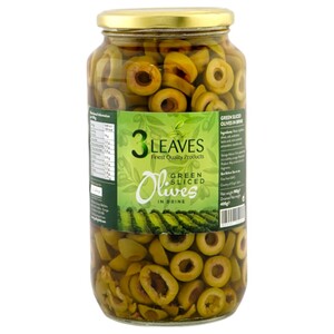 3 Leaves Sliced Olives 900G