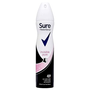 Sure Women Invisible Pure Deodorant Spray 250Ml
