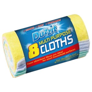 Duzzit Cloth Multi Purpose 8 Pieces