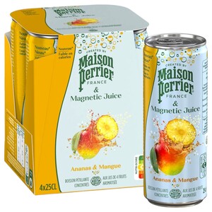 Maison Perrier Magnetic Juice Pineapple & Mango 25Cl X4