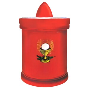 Battery Candle Red