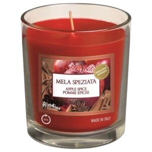 Aladino Scented Candle Glass Apple Spice