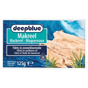 Deep Blue Mackerel In Oil 125G