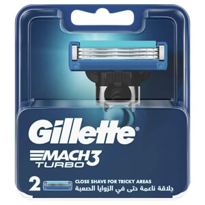 Gillette Blades Mach3 Turbo 2 Pieces