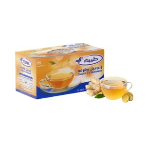 Teeba Ginger & Cinnamon Tea Bags 25 Pcs