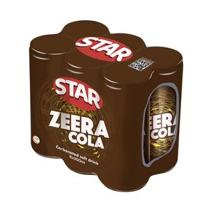 Star Zeera Cola Carbonated Soft Drink 300 Ml X6