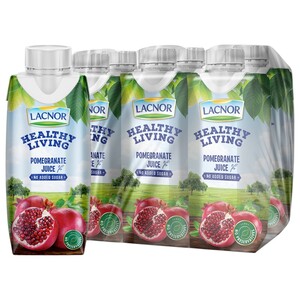 Lacnor Healthy Living Juice Pomegranate 250Ml X6