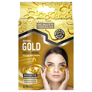 Beauty Formulas Gold Eye Gel Patches 6 Pairs