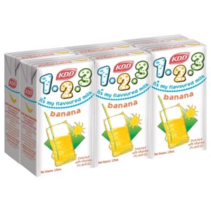 Kdd Milk Banana 125Ml X6