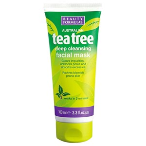 Beauty Formulas Tea Tree Facial Mask 100Ml