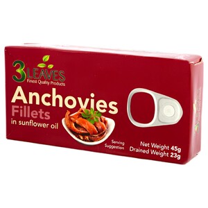 3 Leaves Anchovies 45G