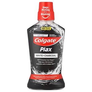 Colgate Mouthwash Plax White & Charcoal 500Ml