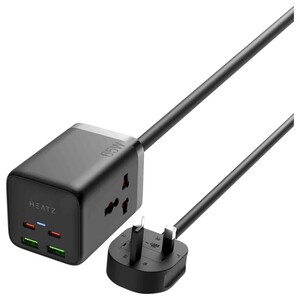Heatz Adapter 65 Watts Za66 6 In 1 Gan