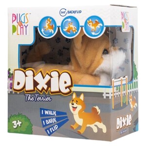 Pugs At Play Interactive Toy Flipping Dog