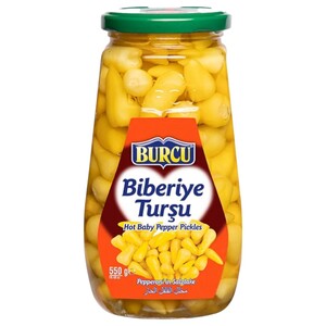 Burcu Hot Baby Pepper Pickle 550G