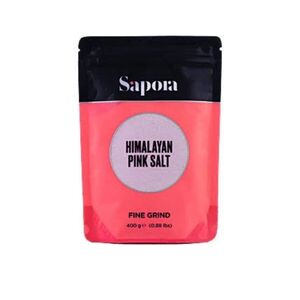 Sapora Himalayan Salt Doy Pack Fine Grind (< 0.5Mm) Size 400G