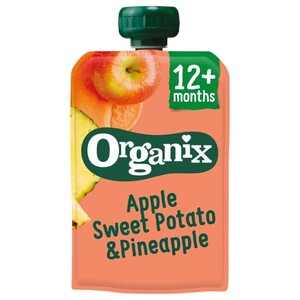 Organix Apple Sweet Potato & Pineapple Pouch 100G