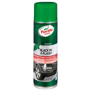 Turtle Wax Black Flash Trim & Tyre Wax 500Ml