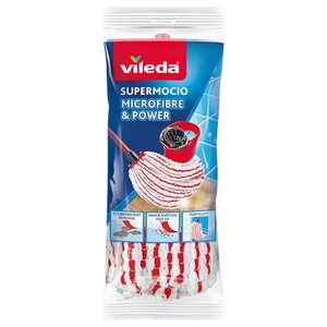 Vileda Mop Supermocio Microfibre Refill Head
