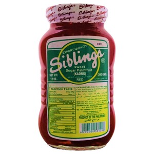 Siblings Sweet Sugar Palm Fruit Red 340G
