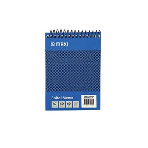Maxi Spiral Memo 50 Sheets A7 (Top) Mx-Memoa7-50
