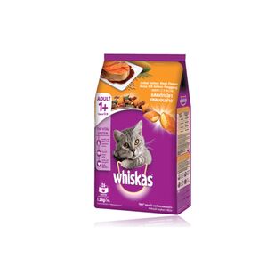 Whiskas Cat Food Grilled Salmon Adult 1 + 1.2 Kg